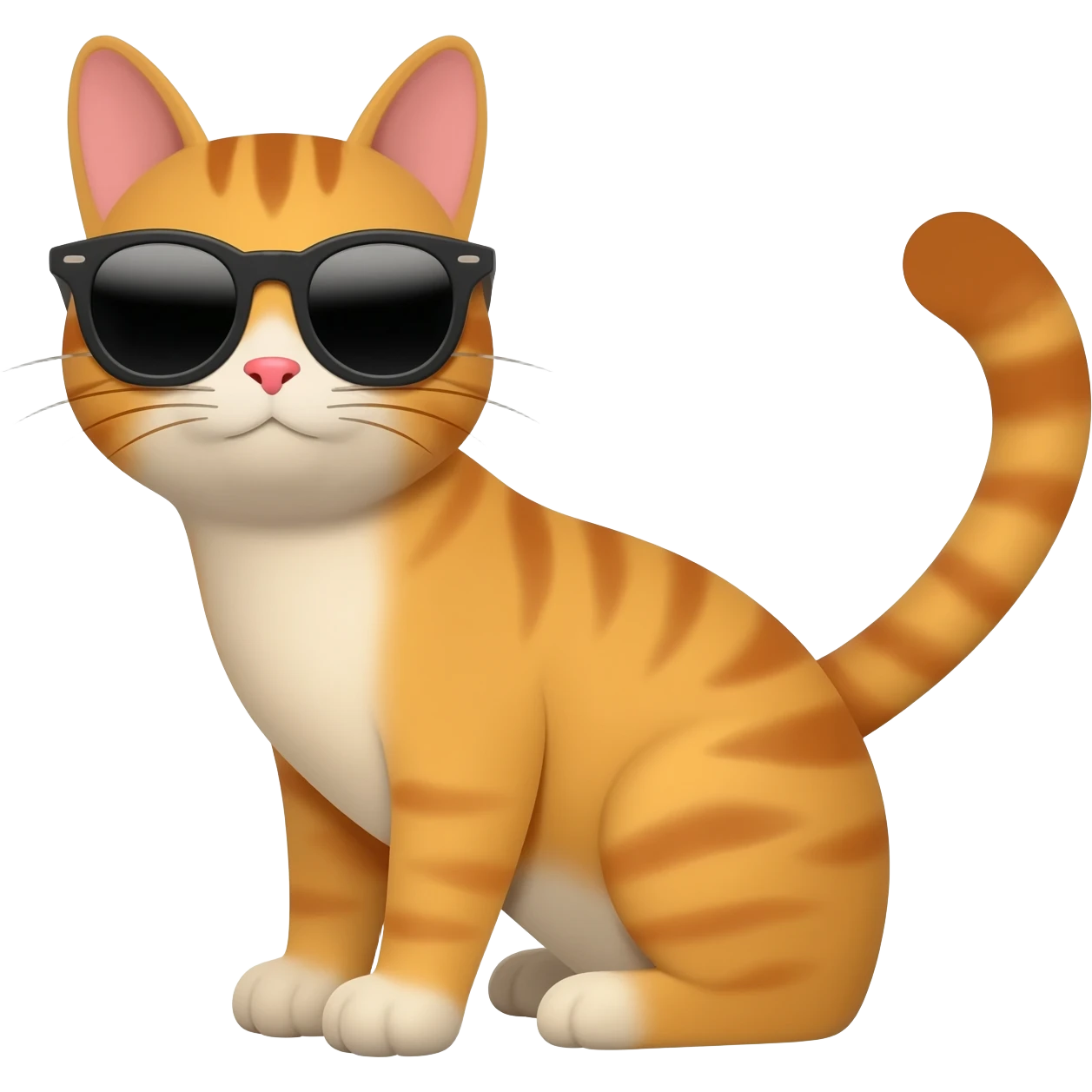 Cat wearing sunglasses emoji