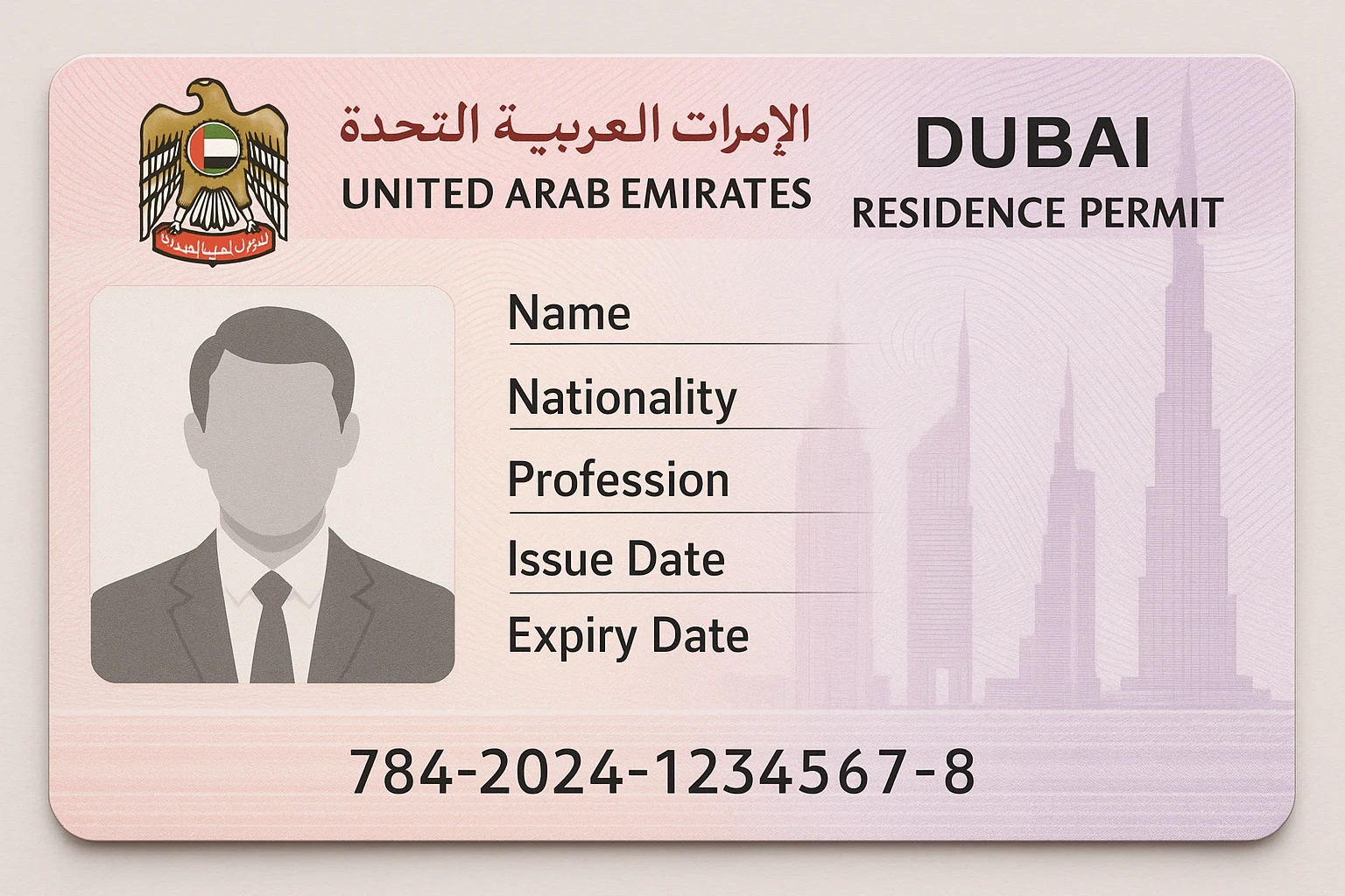 Dubai residence permit emoji