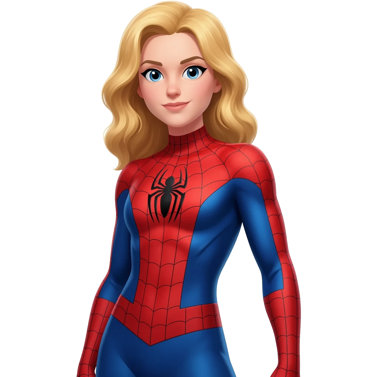 Sipiderman sarışın kadın emoji