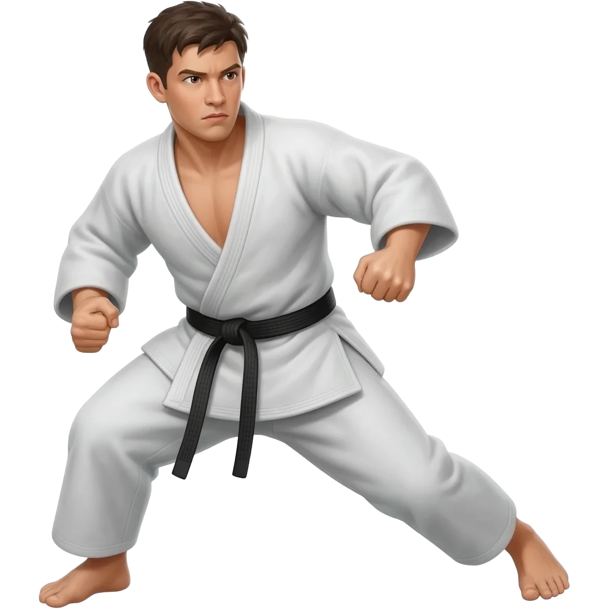 Aikidokas en action emoji