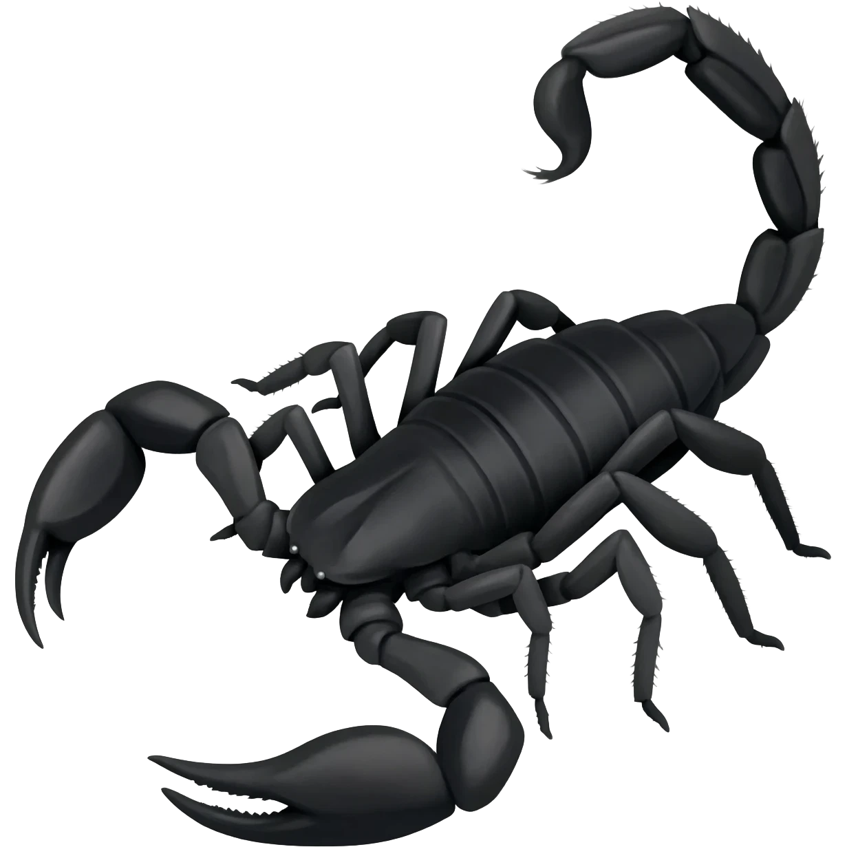 Créer moi un emoji scorpion mais noir que je puisse copier coller emoji