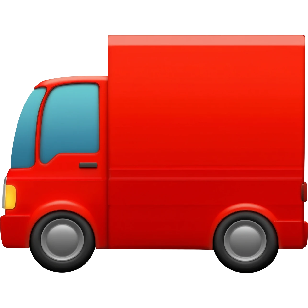 Red truck emoji