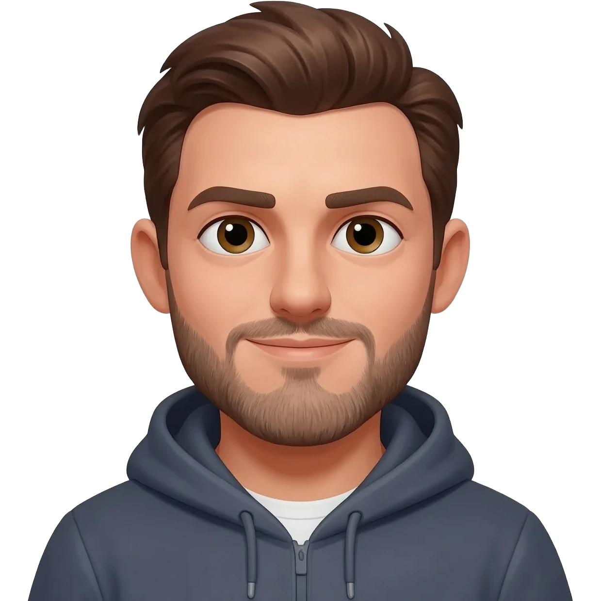 Brunette man gambling emoji