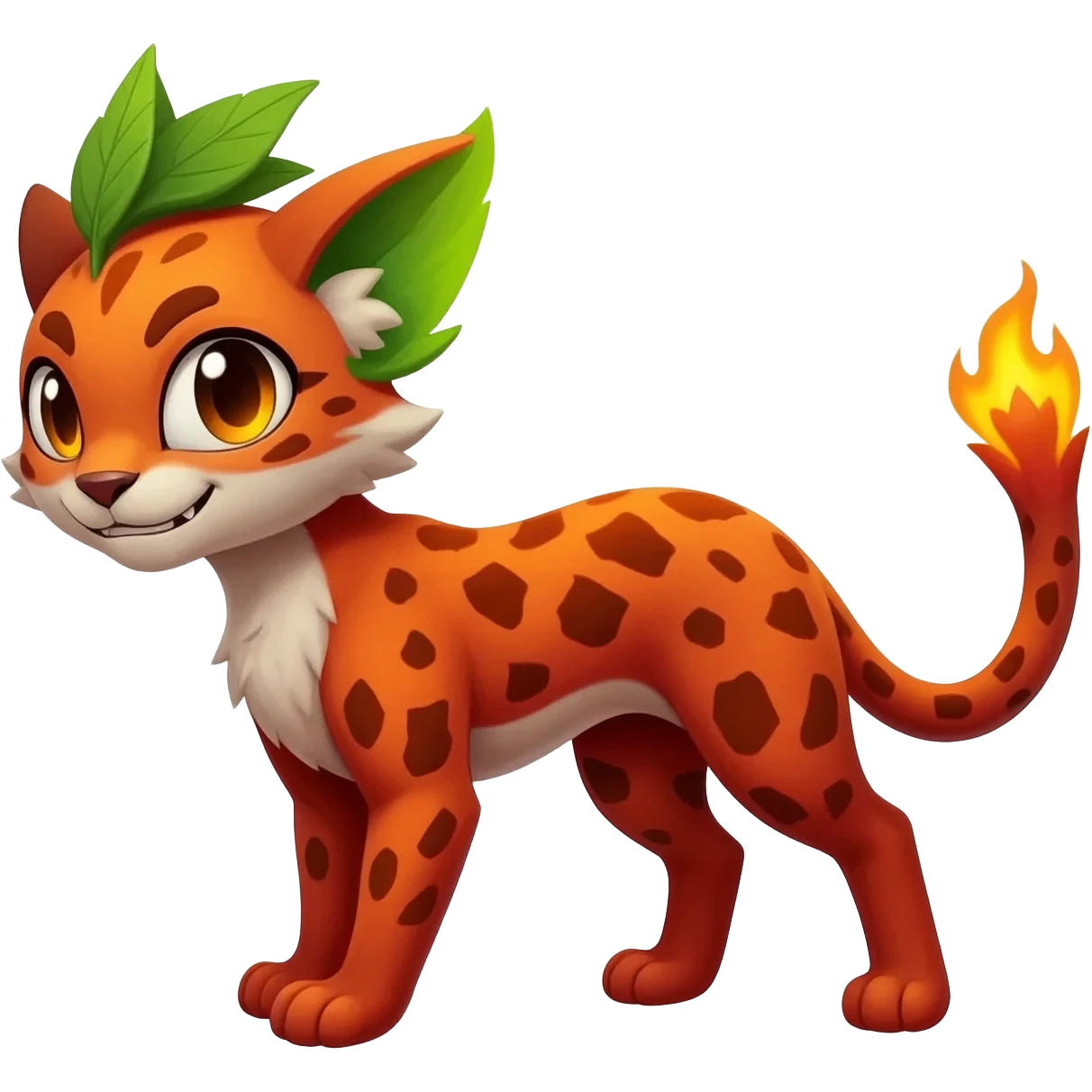 Liepard-Litten-Sprigatito-Pokémon-fusion-creature (full body) emoji