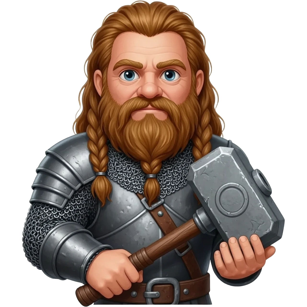 gere um emoji de gimli  baseado nos filmes de peter jacson emoji
