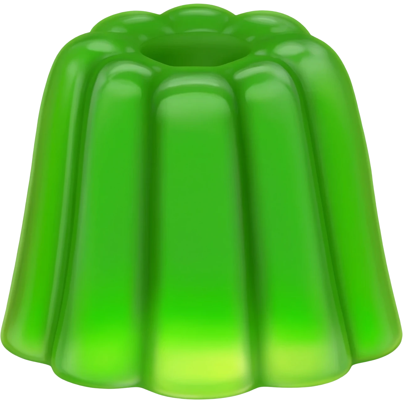Green jelly emoji