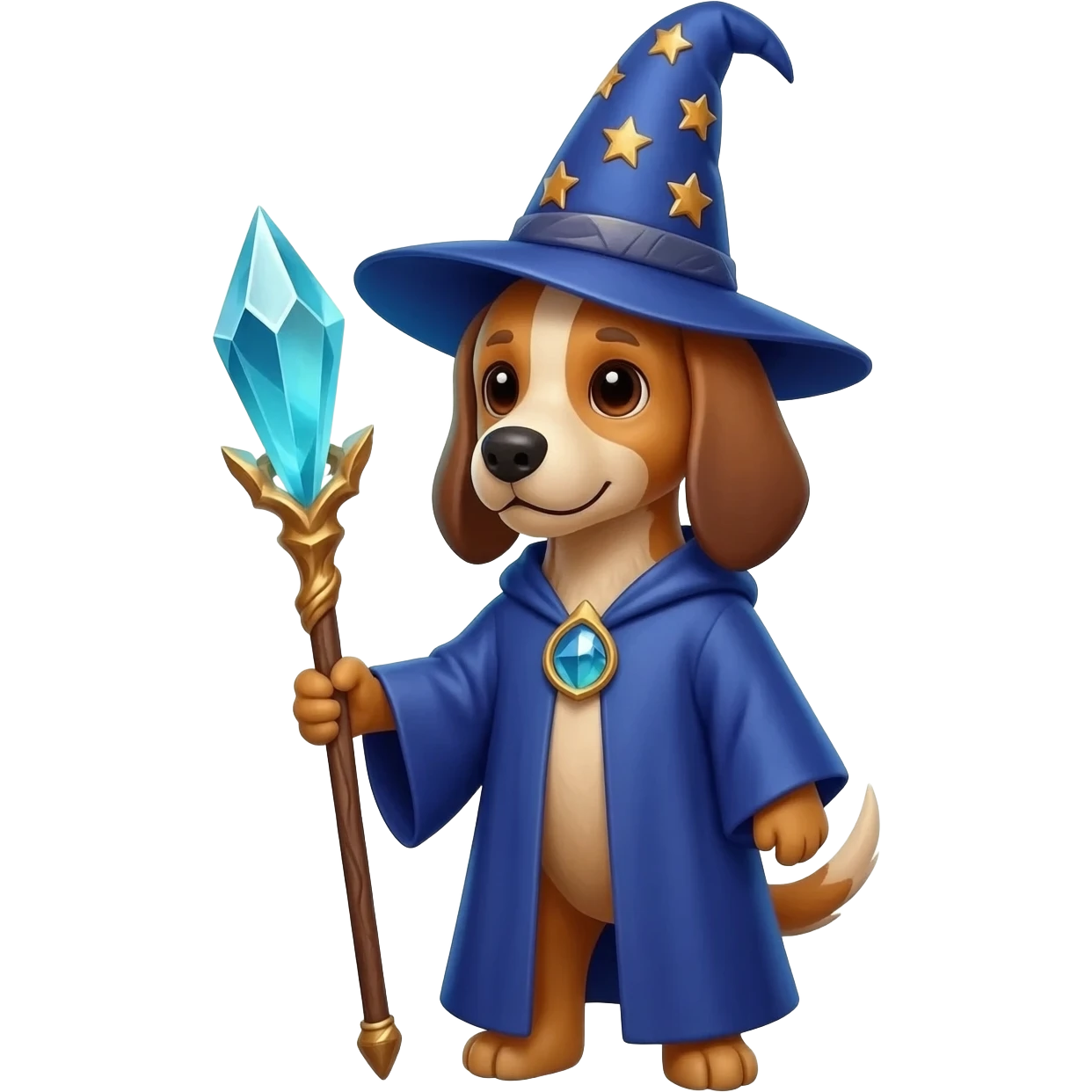 Dog wizard emoji