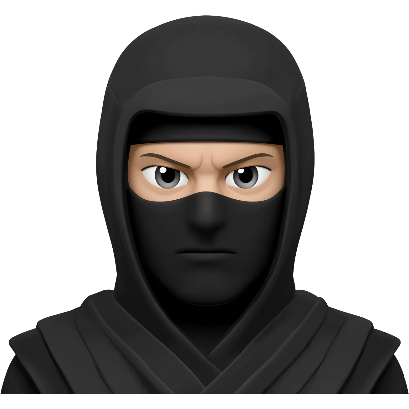 Ninja branco emoji