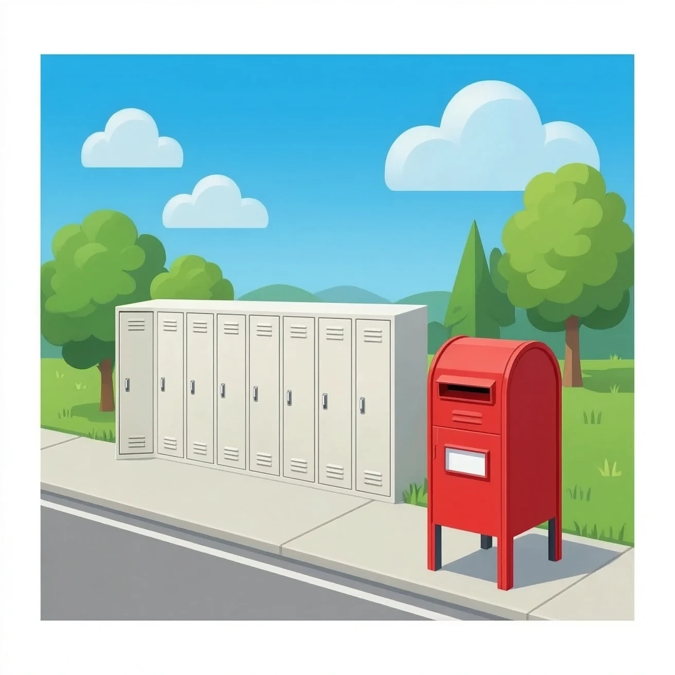 Lockers inpost emoji