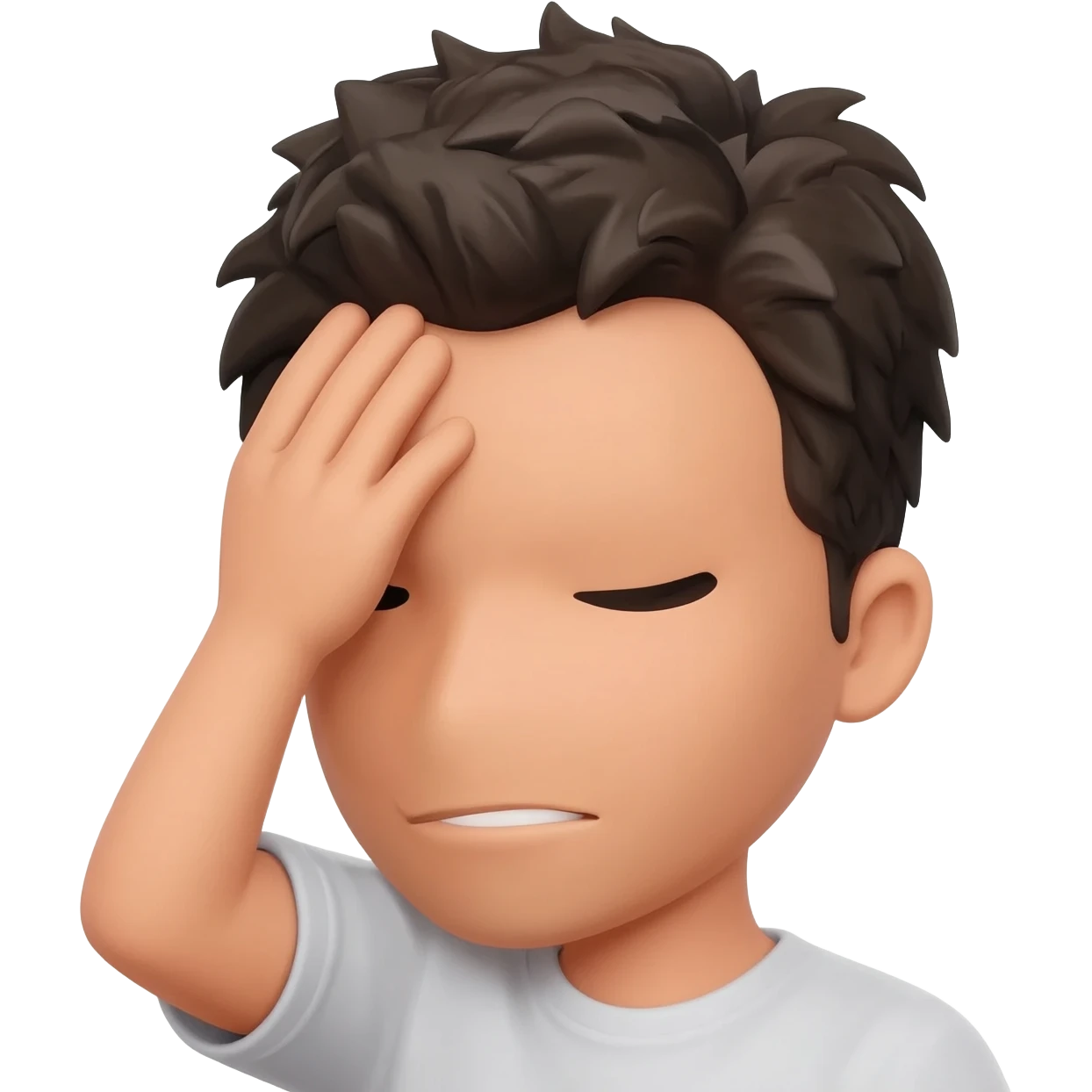 round yellow faced head scratch emoji emoji