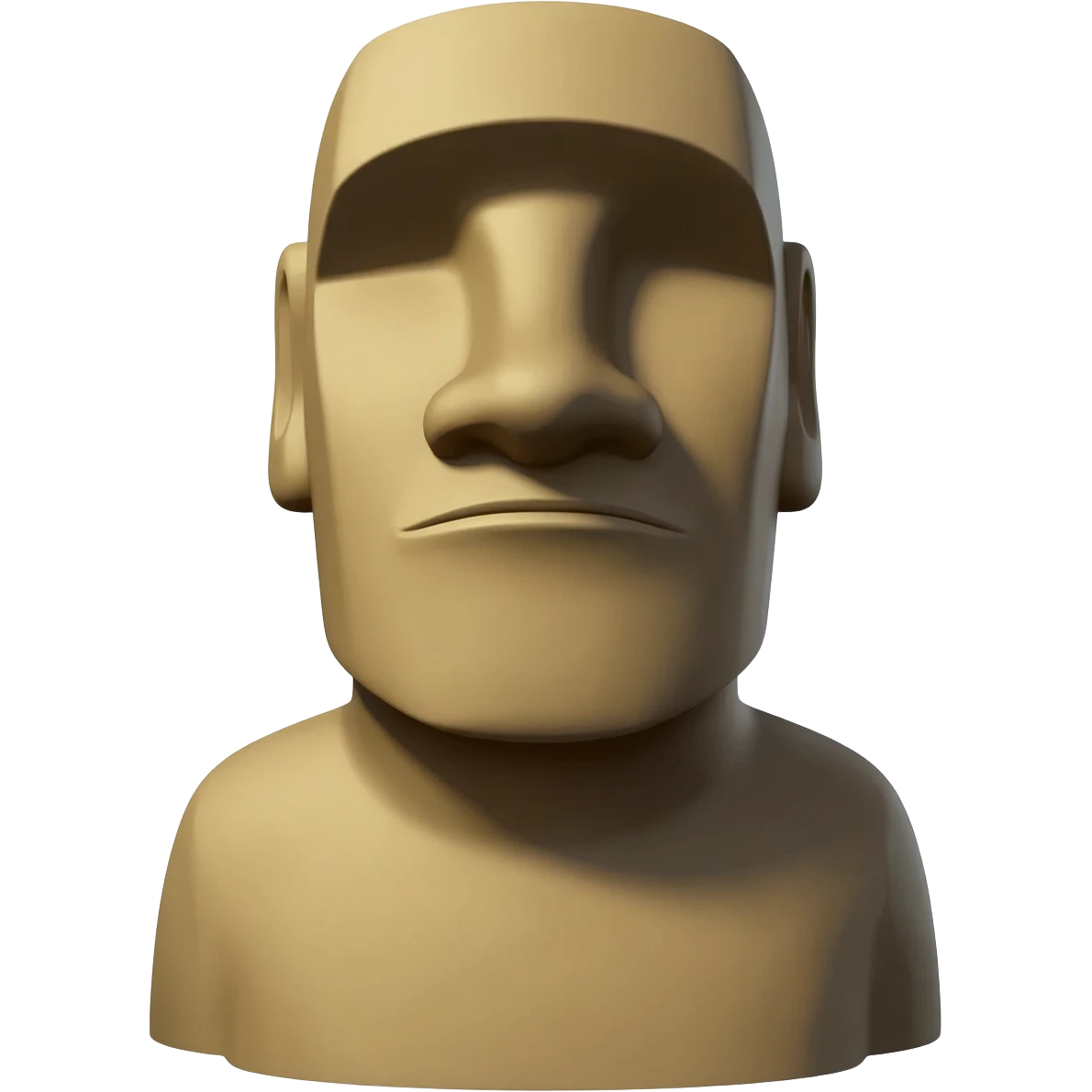 Moai emoji 🗿 facing front emoji