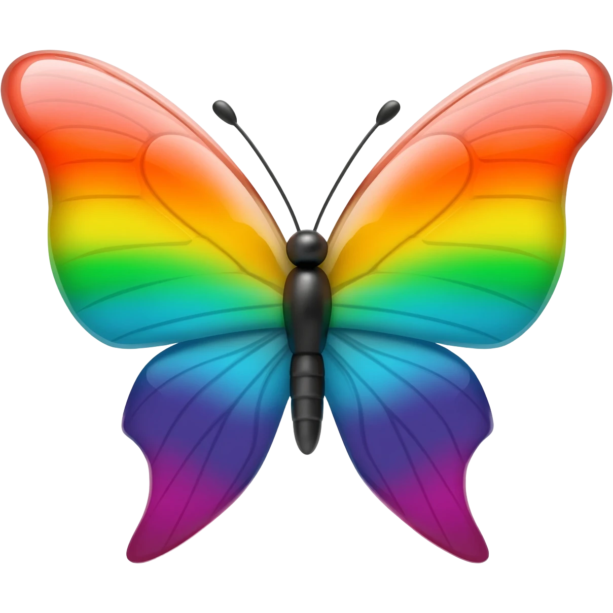 Rainbow Butterfly emoji