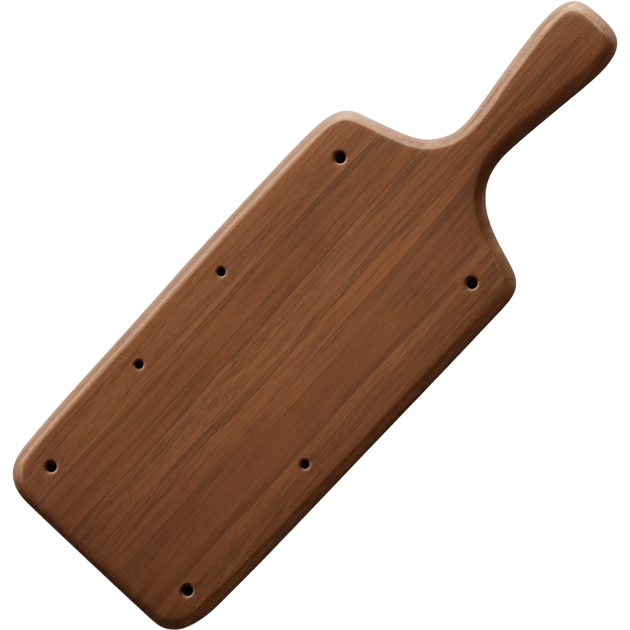 Rectangle Wooden Spanking paddle with holes emoji emoji