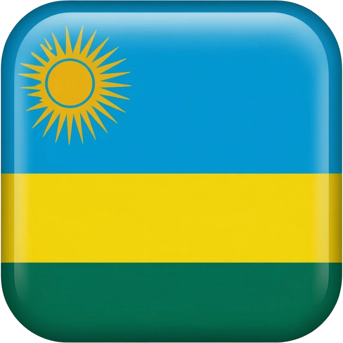 Saint Rwanda emoji flag emoji