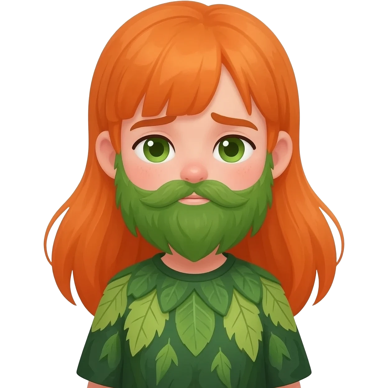 the bashful lorax girl emoji