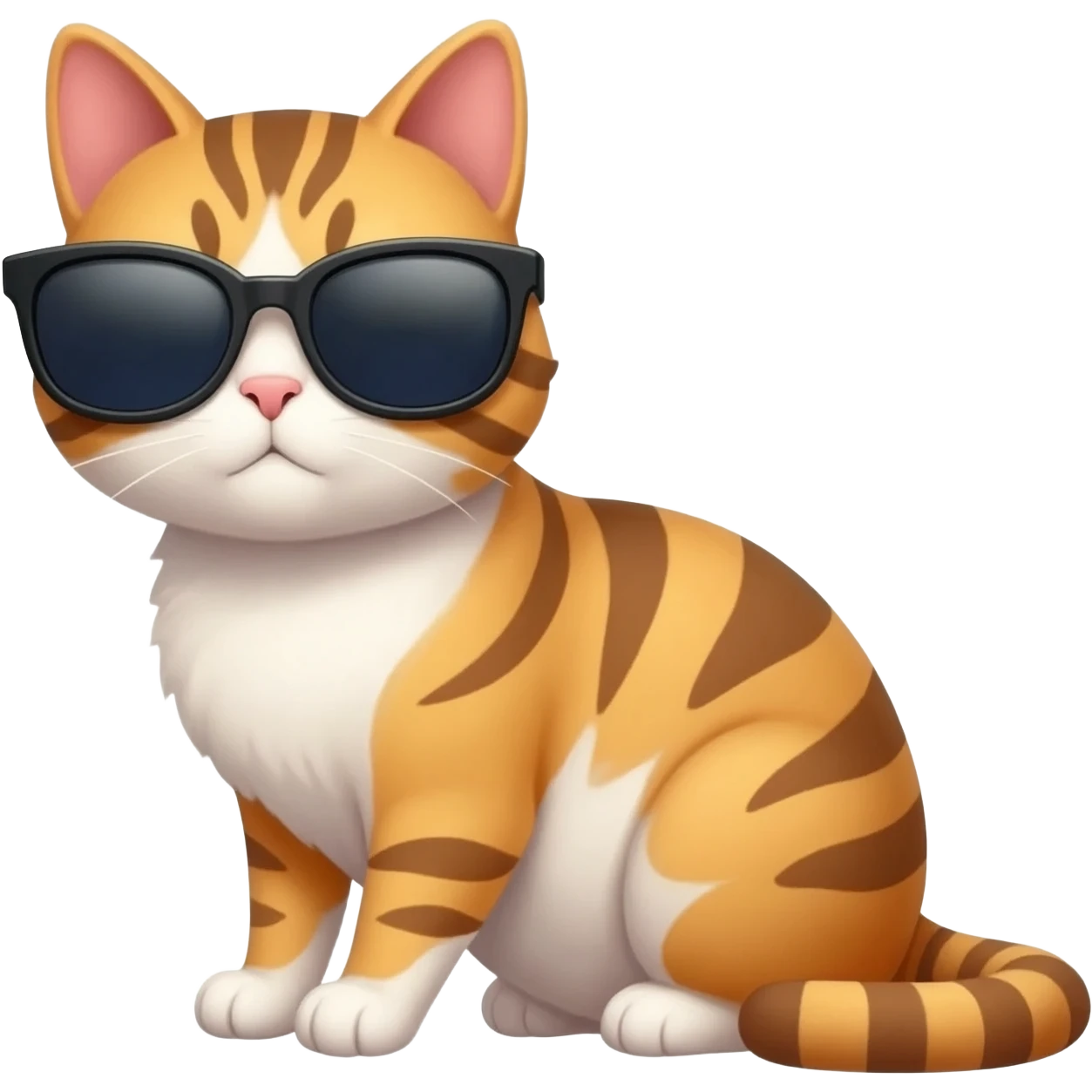 Cat wearing sunglasses emoji