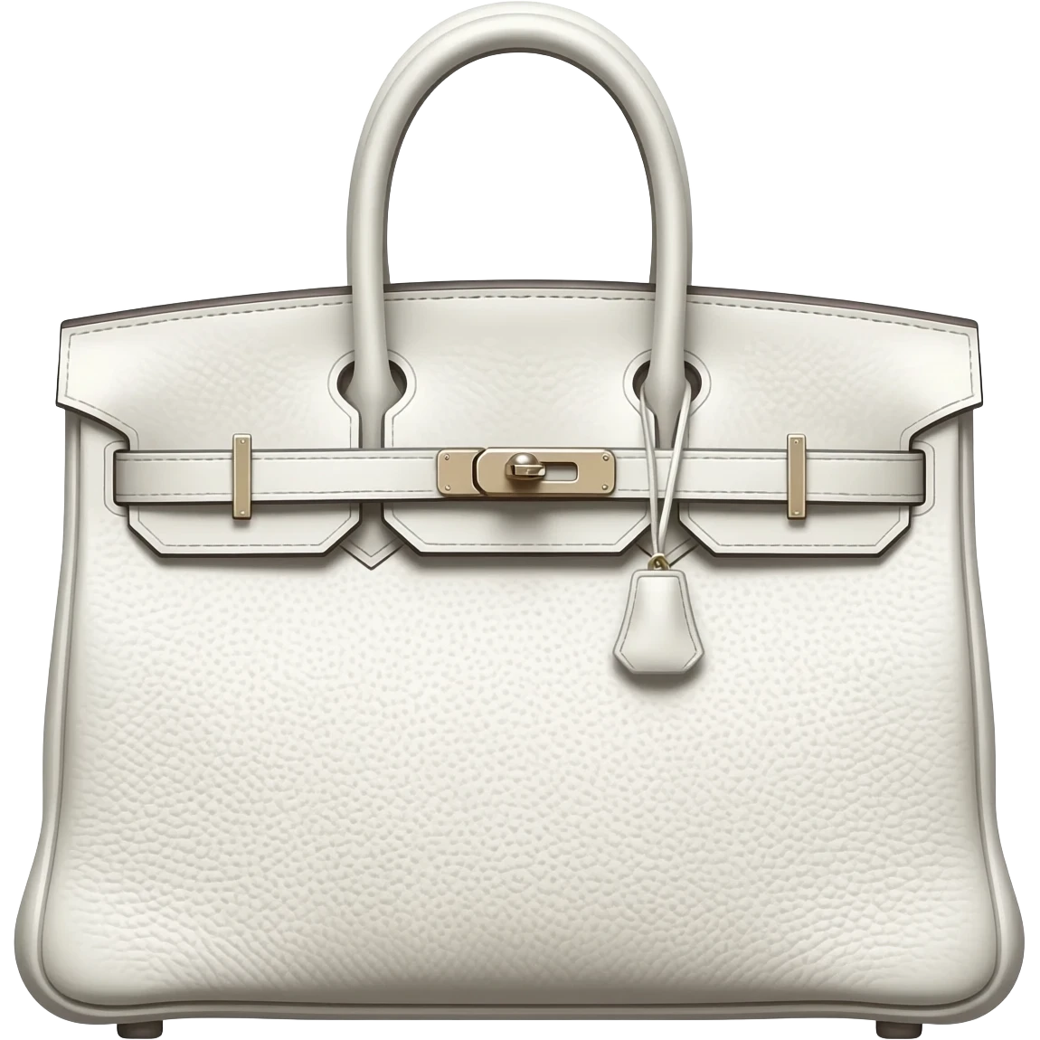 white birkin hermes bag emoji