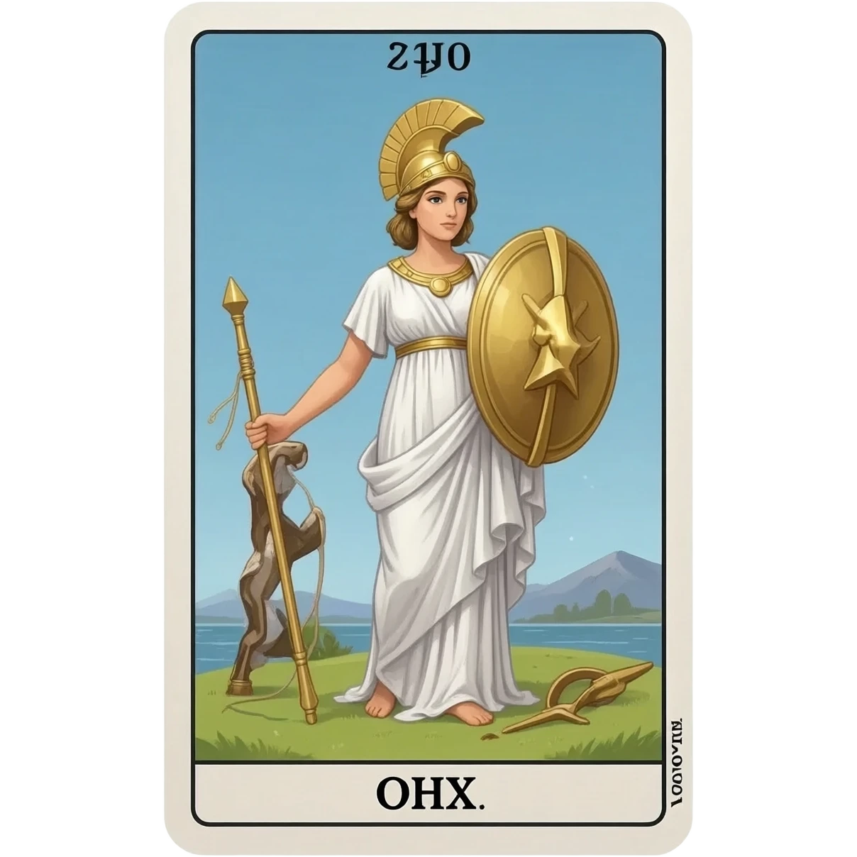 aphrodite tarot cards back side emoji