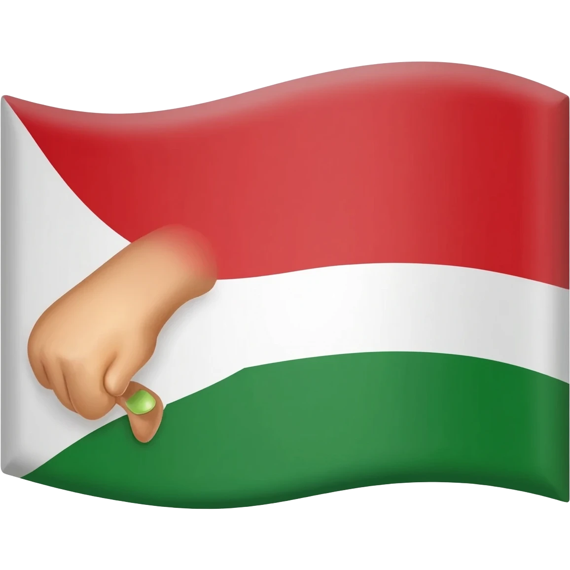 Sindhi small flag red colour emoji