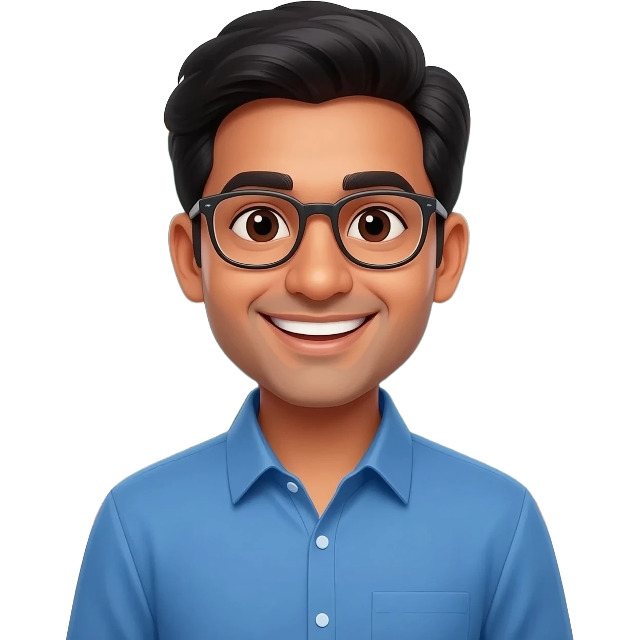 funny indian male teCHER emoji