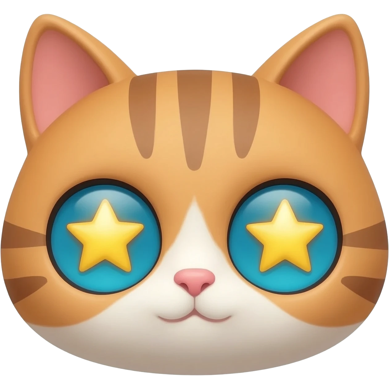 Star cat eye emoji