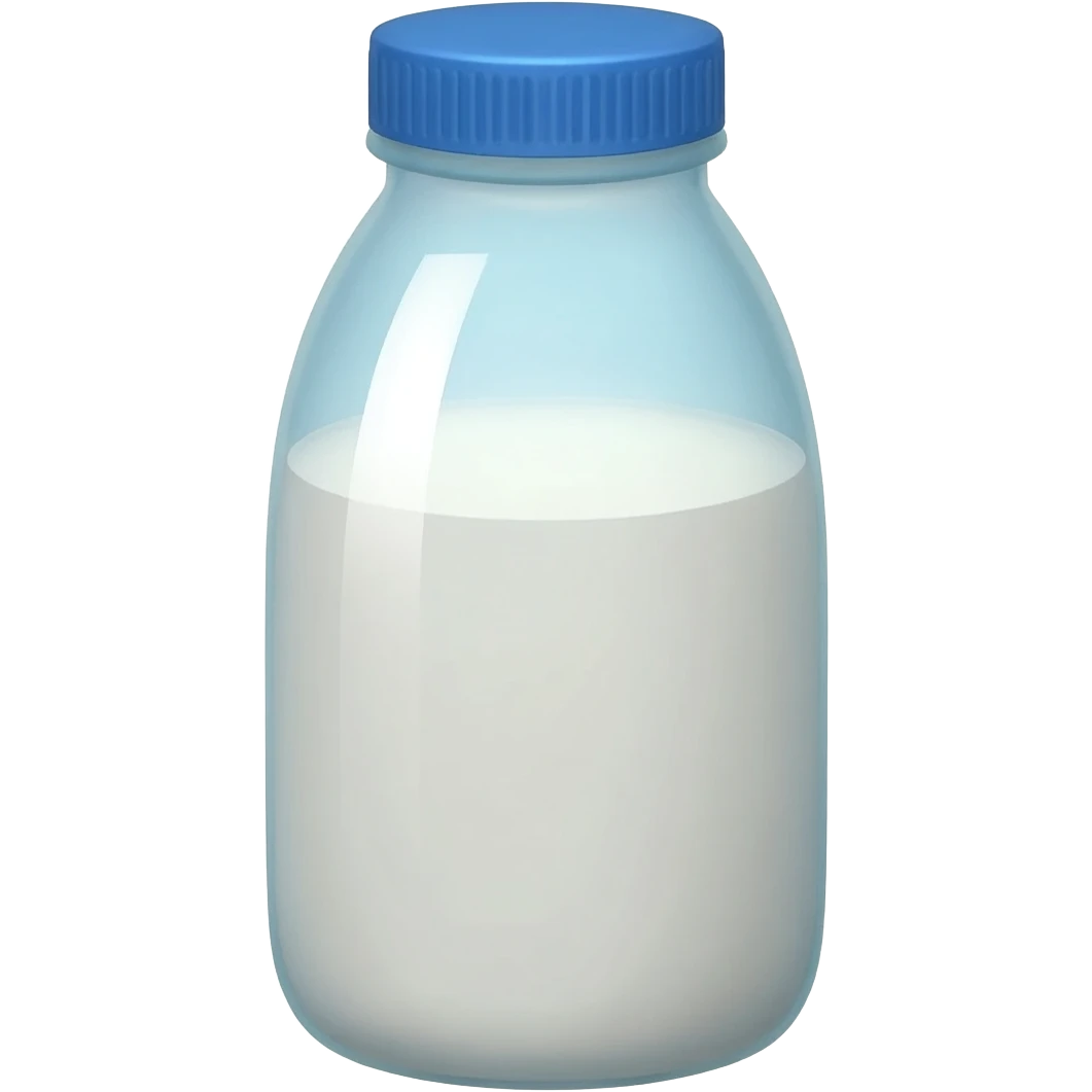Milk bottle emoji