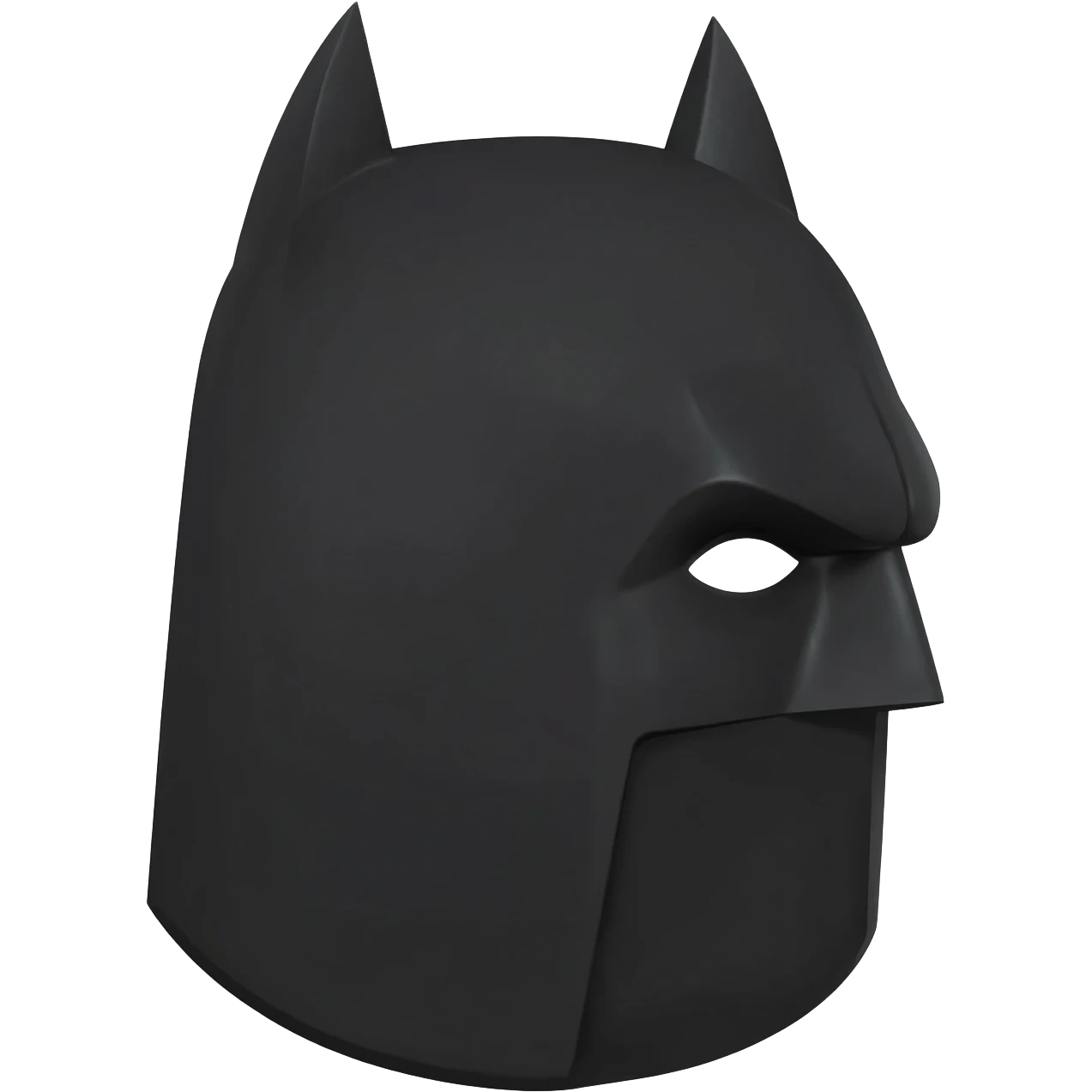 batman showing his eyes only white and his head is big emoji