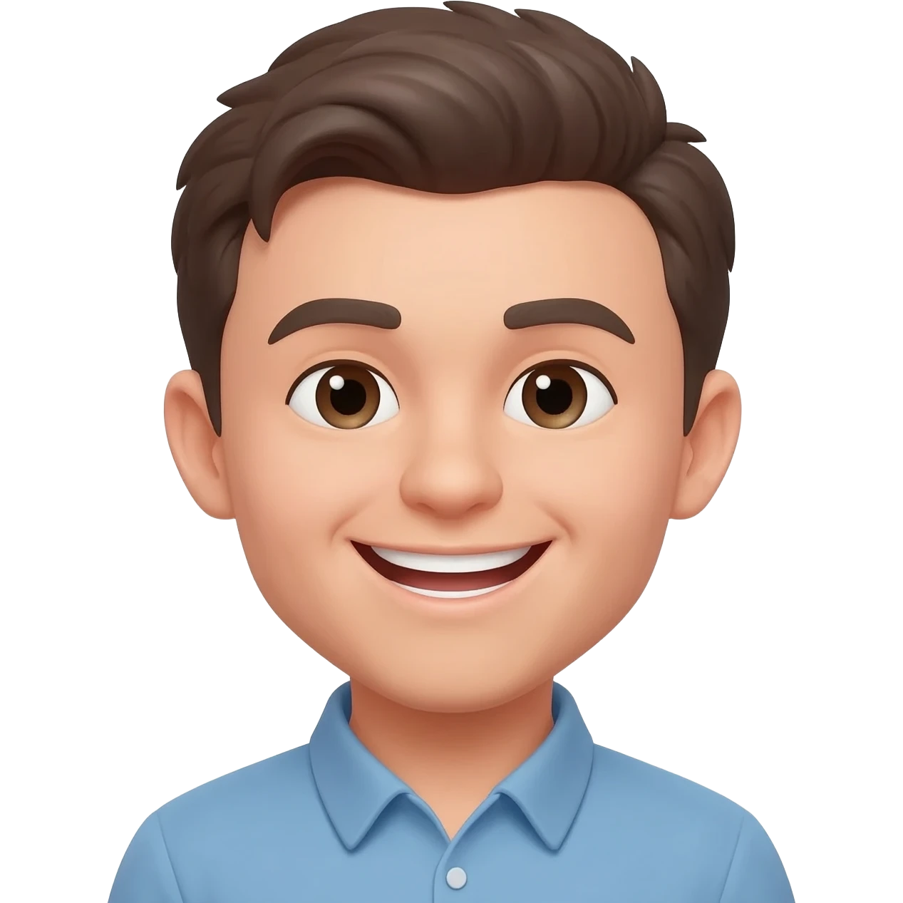 ايموجي يبتسم بشر emoji