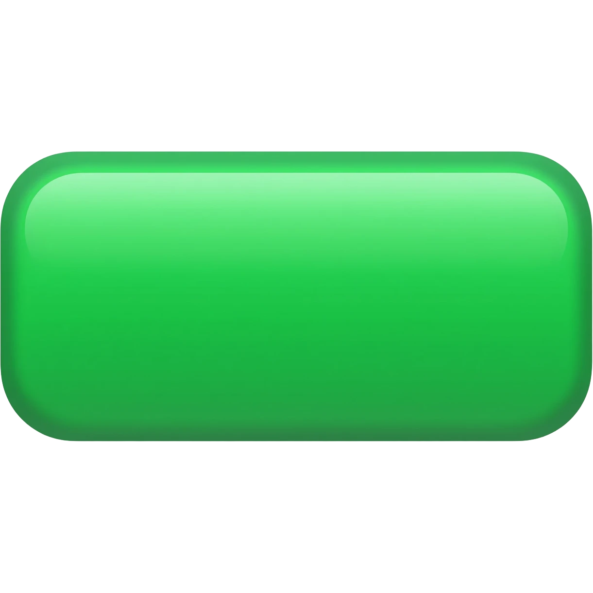green  rectangule widht extra big button emoji