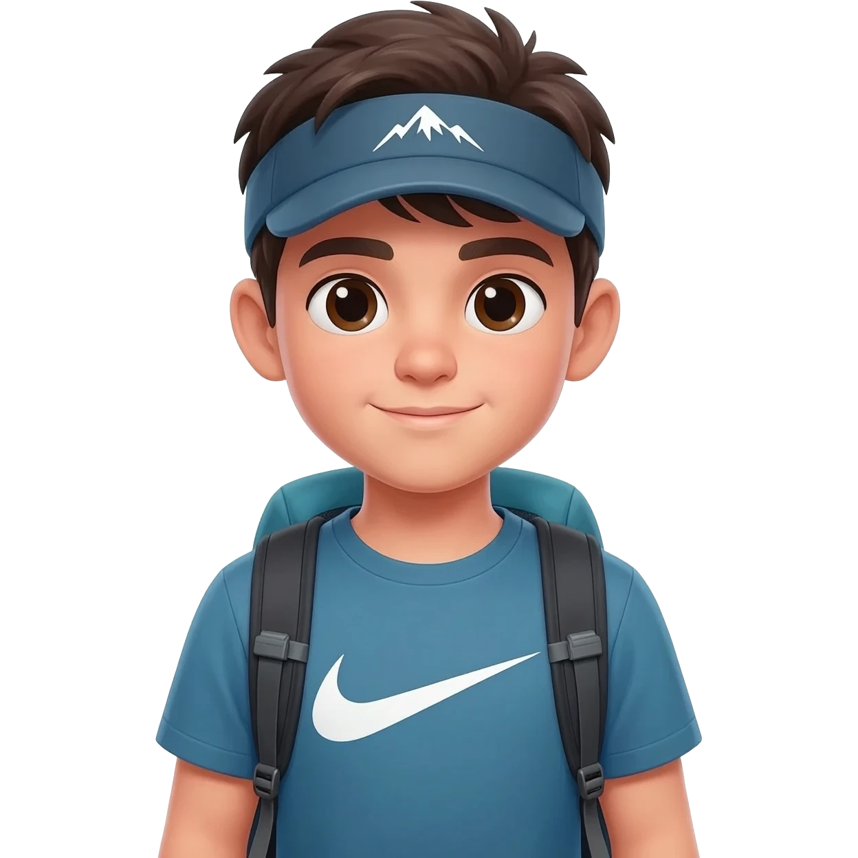 Quiero un chico que esté con una remera de Nike y después una visera y un pasamontaño emoji