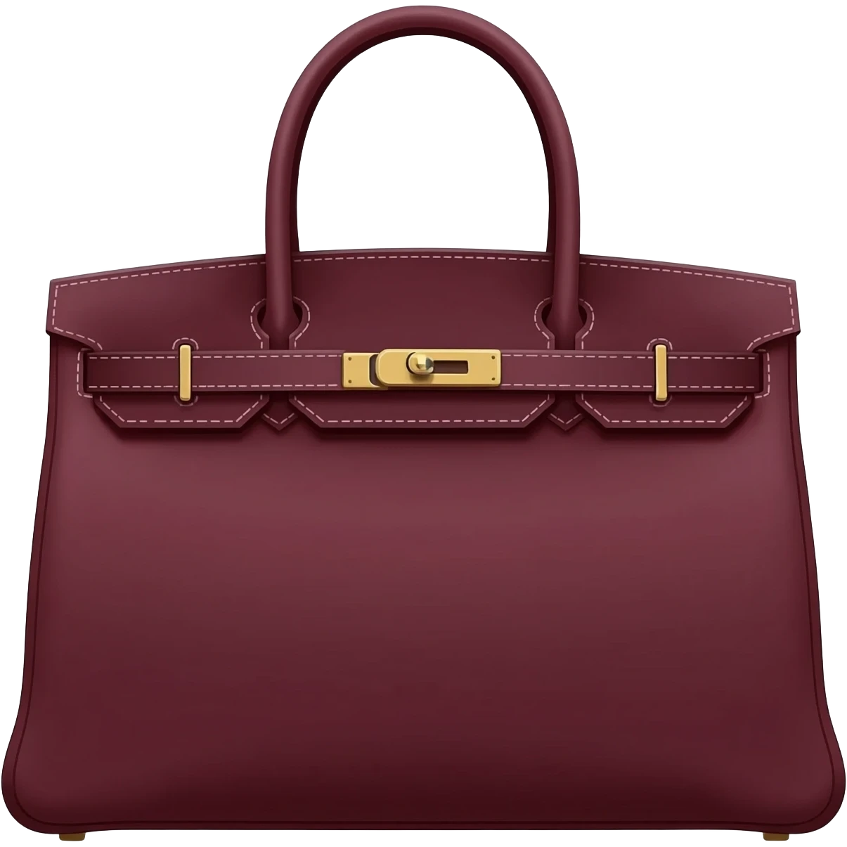 maroon matte kelly hermes bag emoji