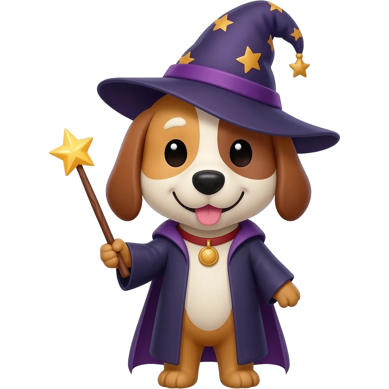 Dog wizard emoji