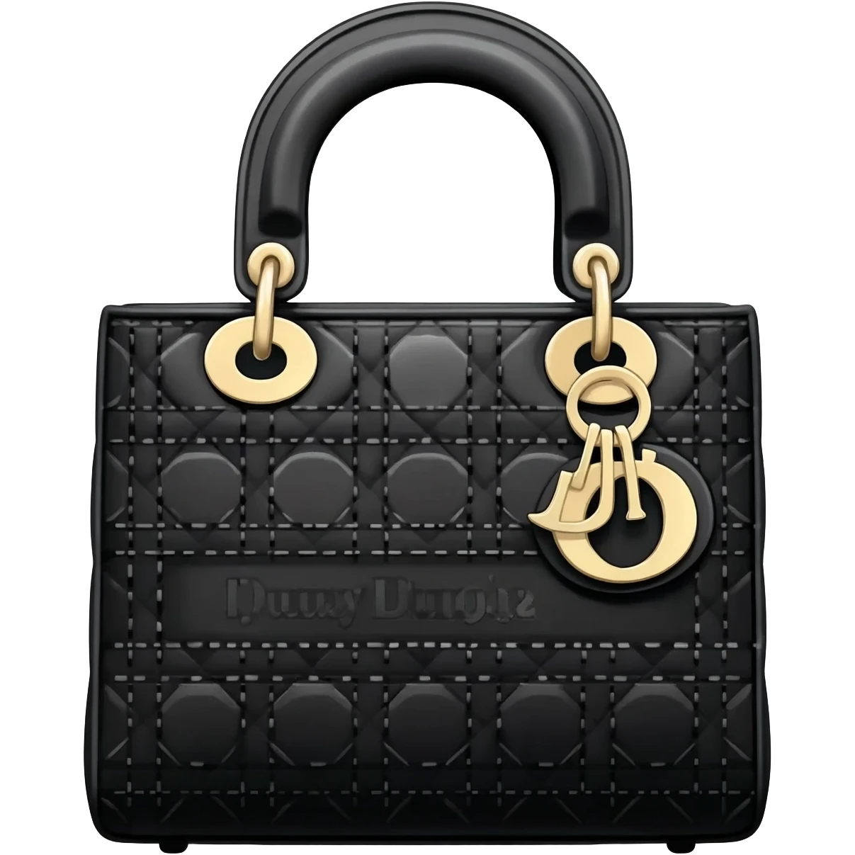black color lady dior bag emoji