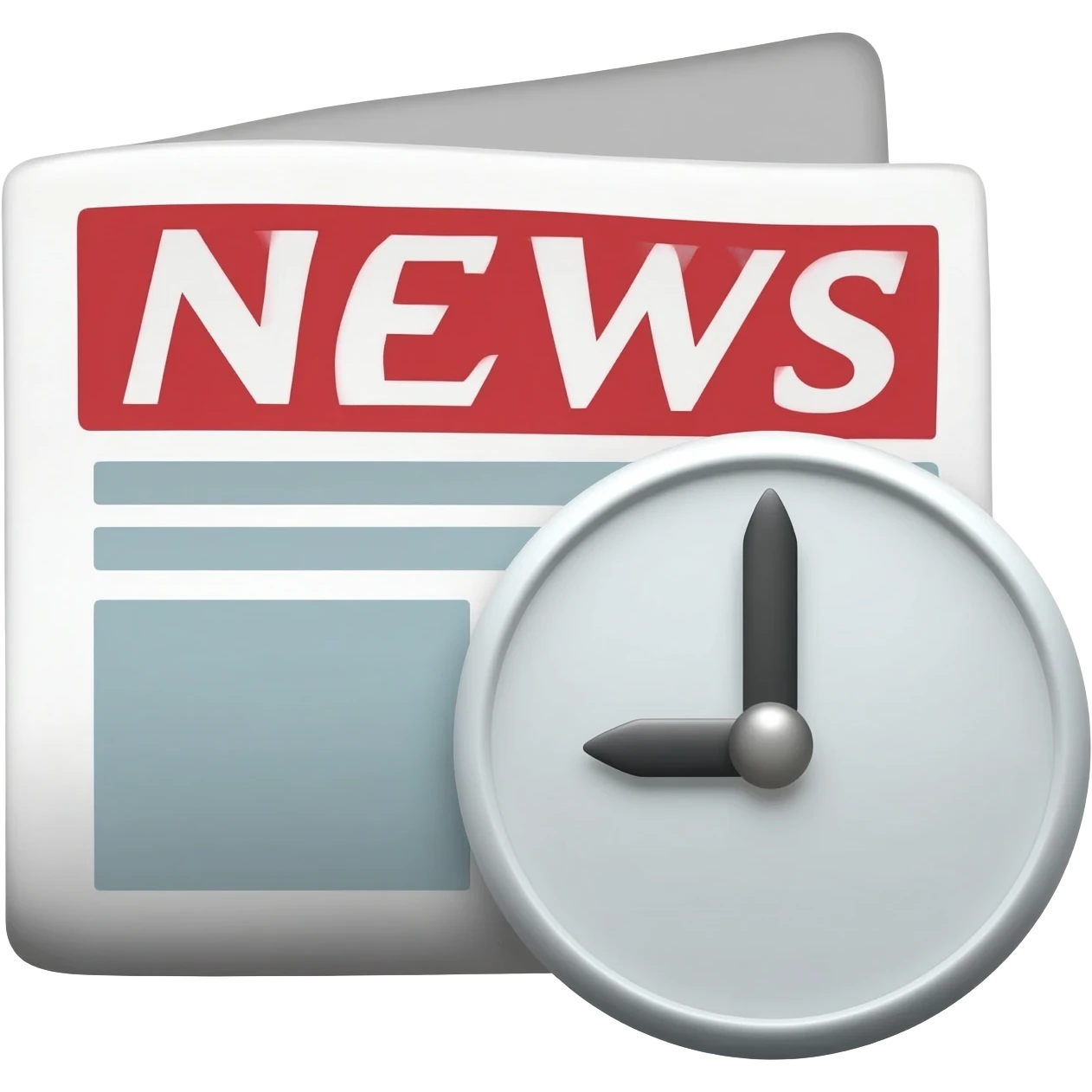generate realistic detailed news icon emoji