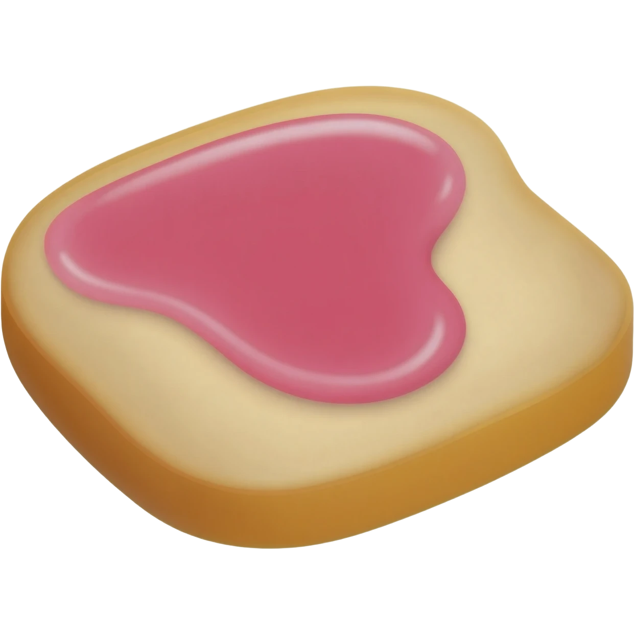 Pbj sandwich with pink strawberry jelly emoji