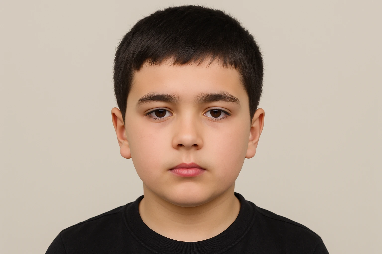 SHu odamning 10 11 yoshligini tasvirlab ber orqa fonda hech narsa bo'lmasin emoji