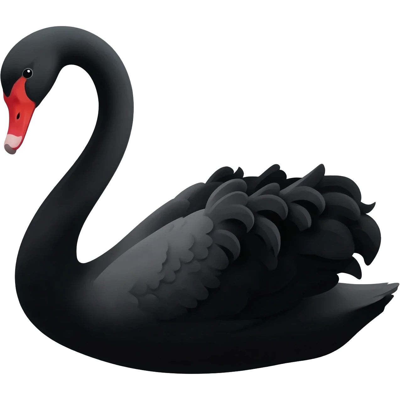 Black swan emoji