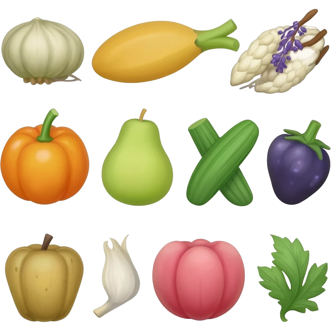 make them on the straight line then emoji