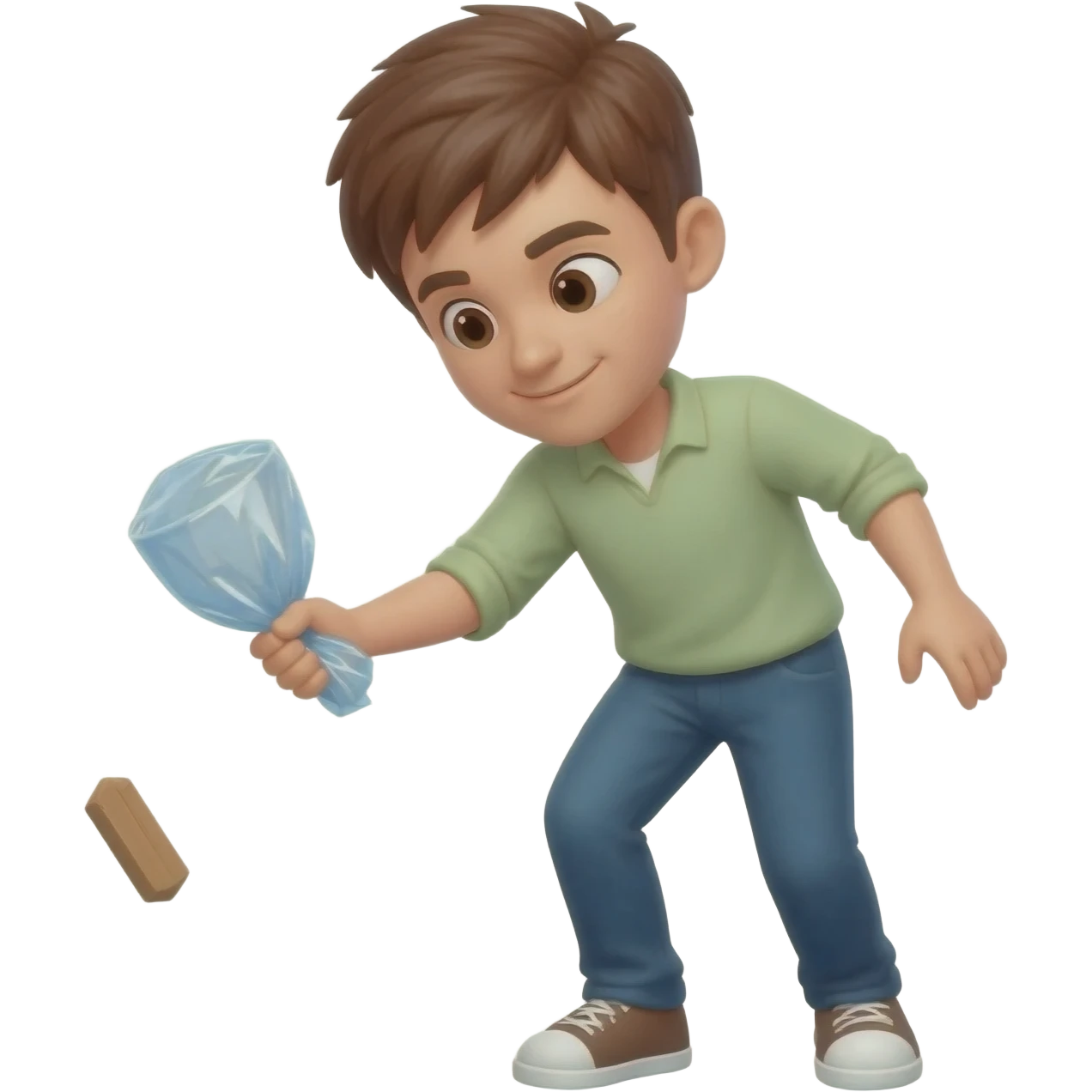 person throwing garbage on the ground emoji