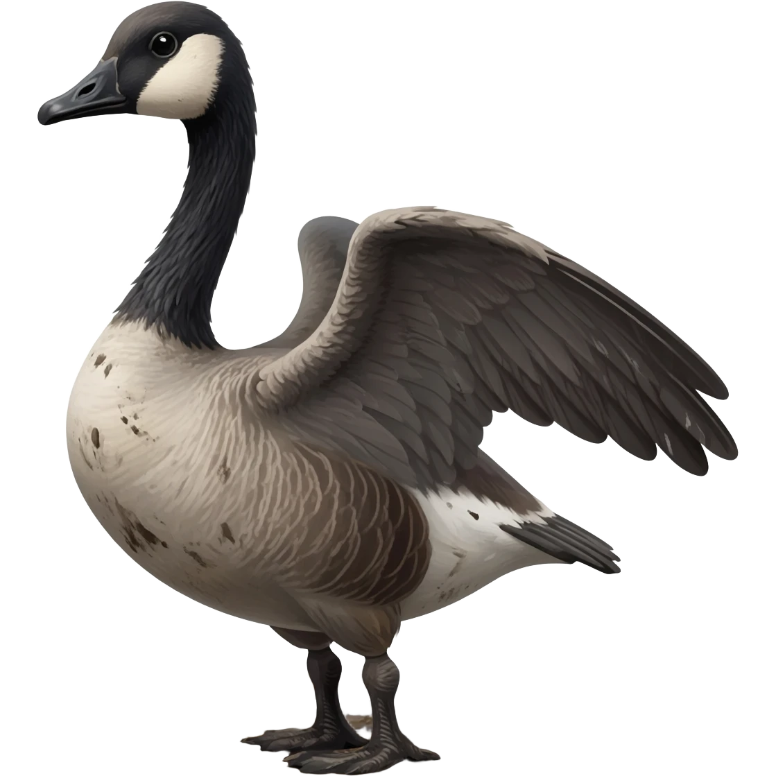an ugly canadian goose emoji
