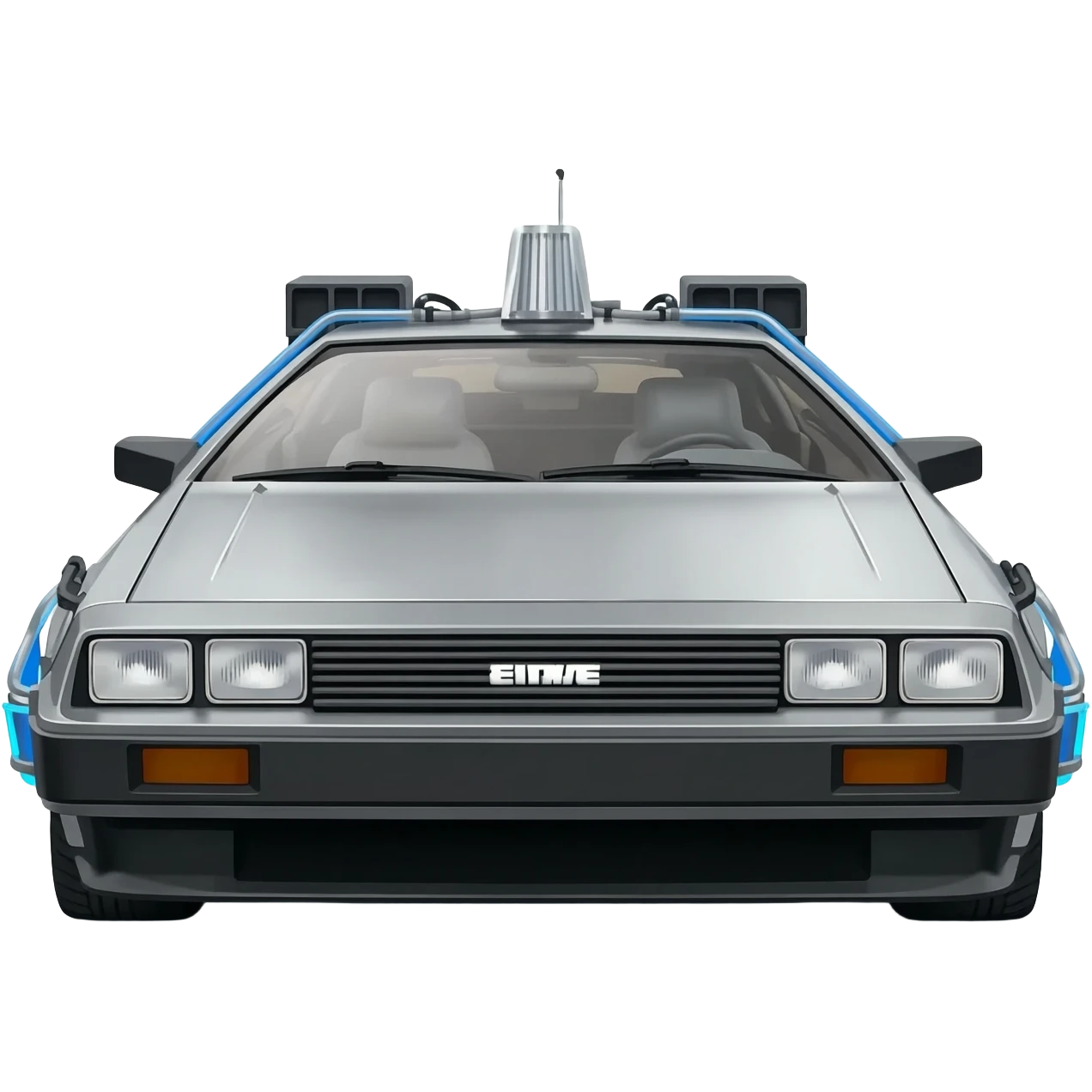 DeLorean Time Machine from Back to the Future emoji