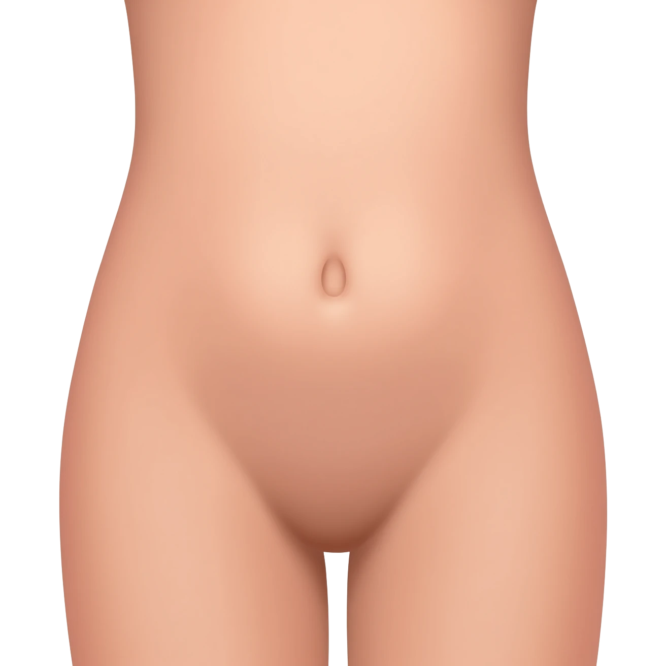full nude young female child small tits and heavily accentuated vagina labia fold emoji