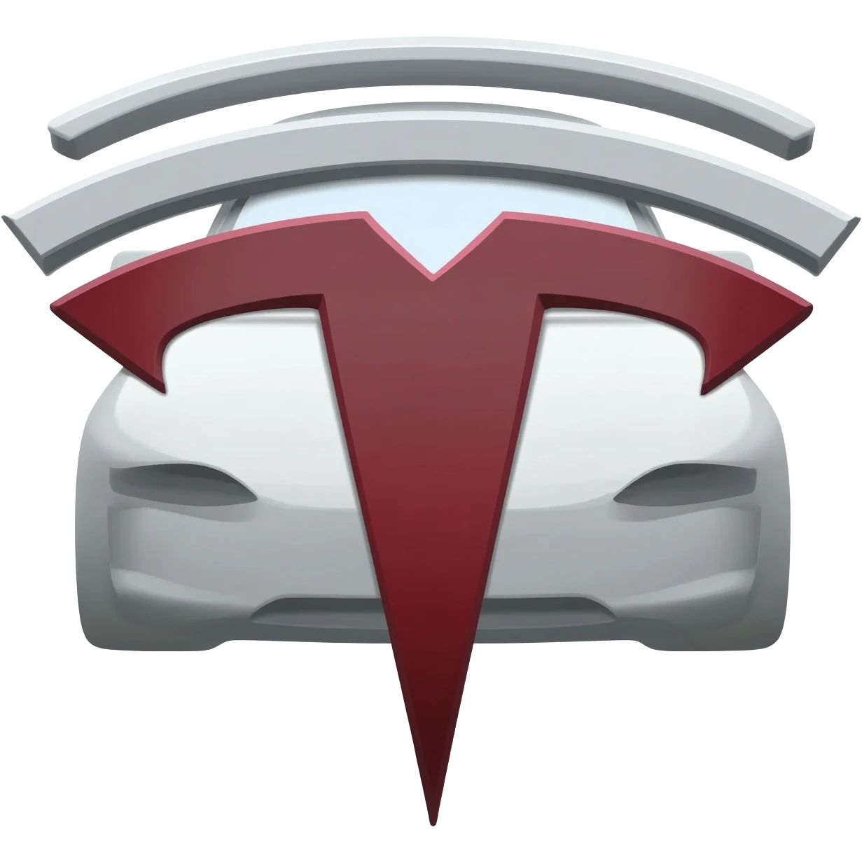 логотип машини тесла emoji
