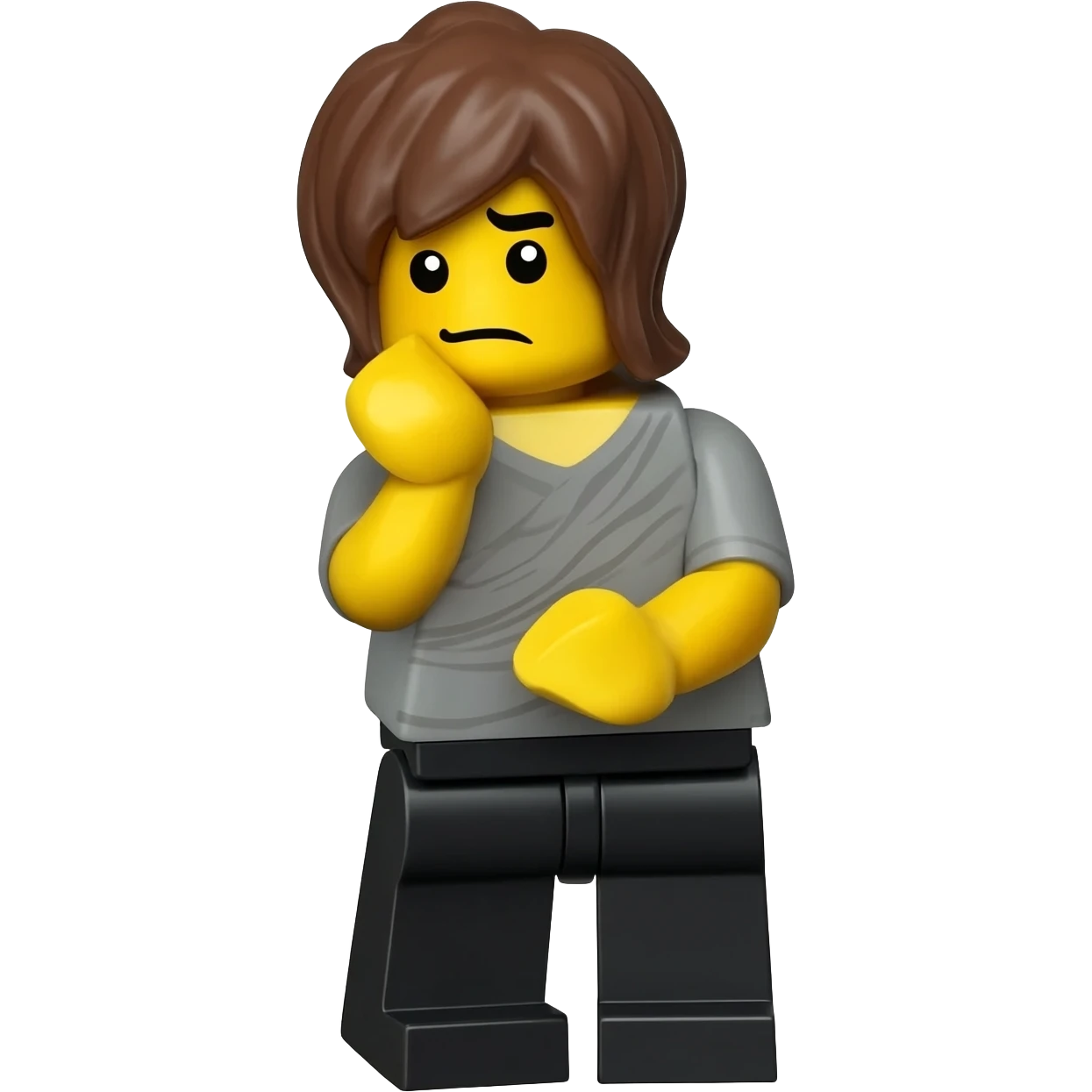 thimking lego man emoji