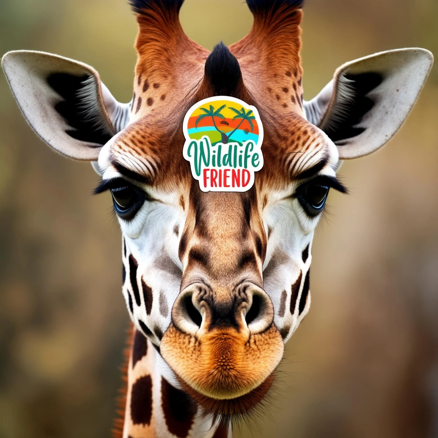 Giraffe sticker emoji