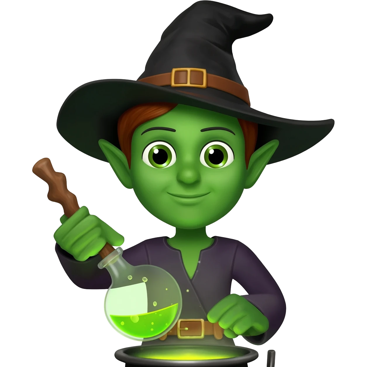 green witch cooking potion emoji