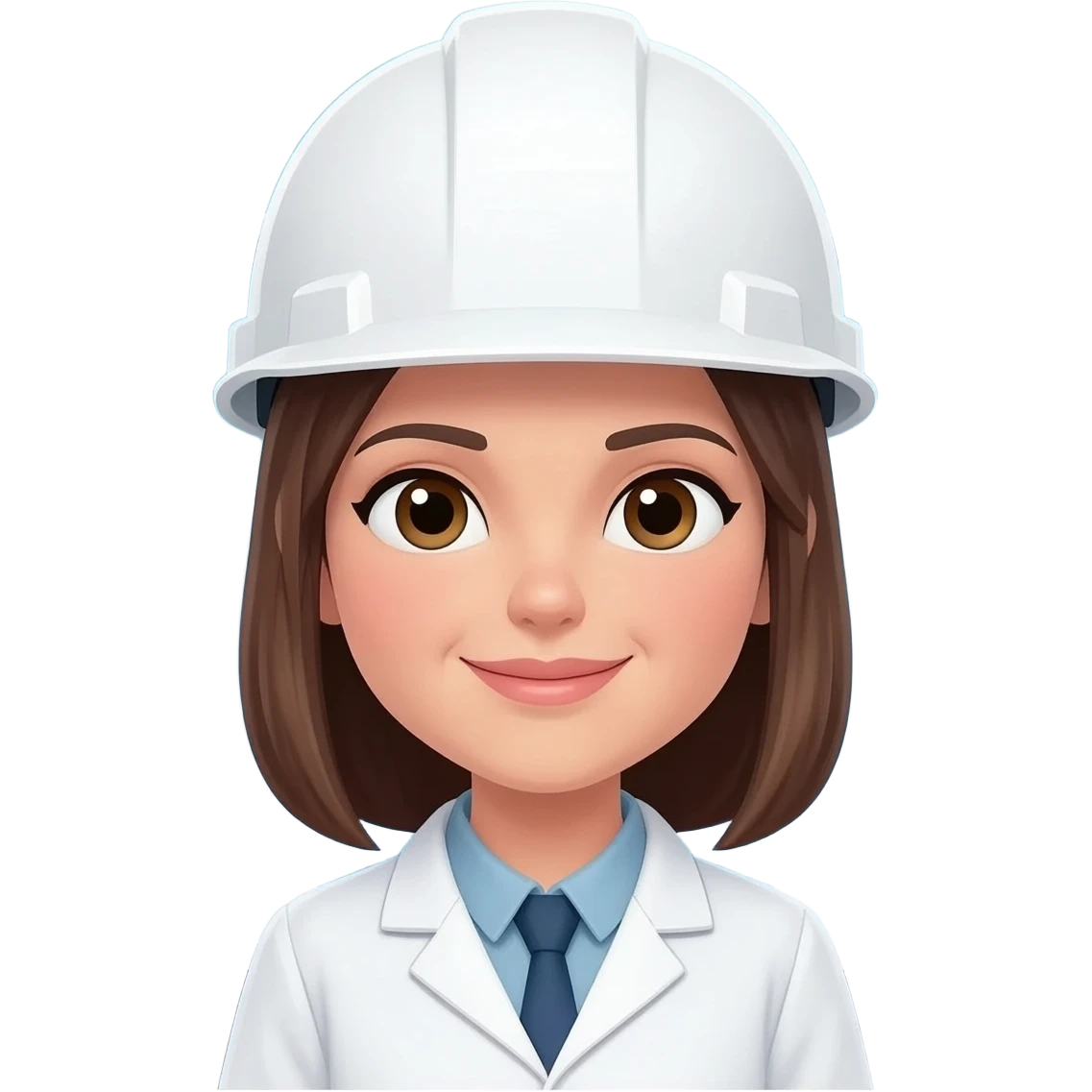 ingeniera con casco blanco emoji