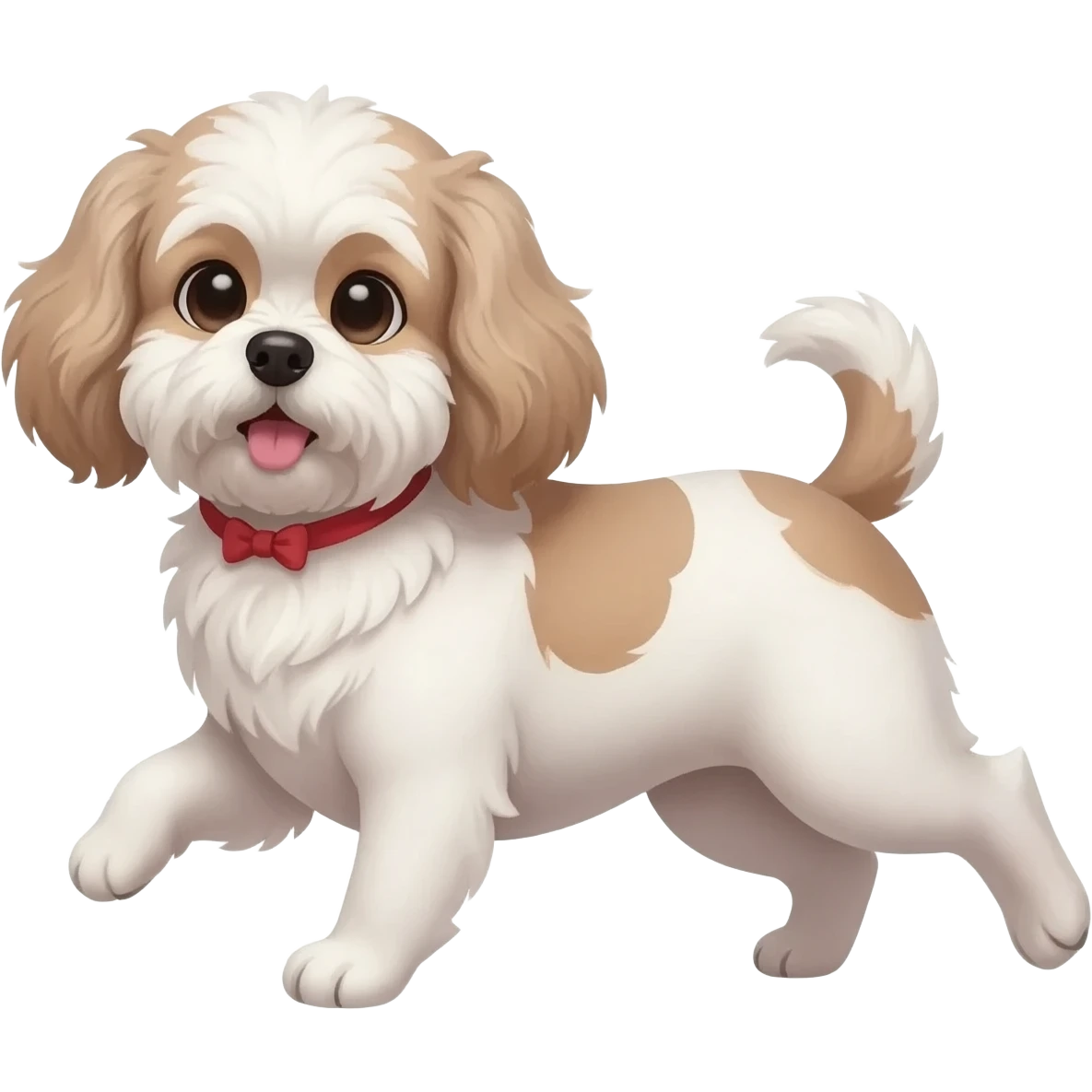 dancing Cavachon emoji