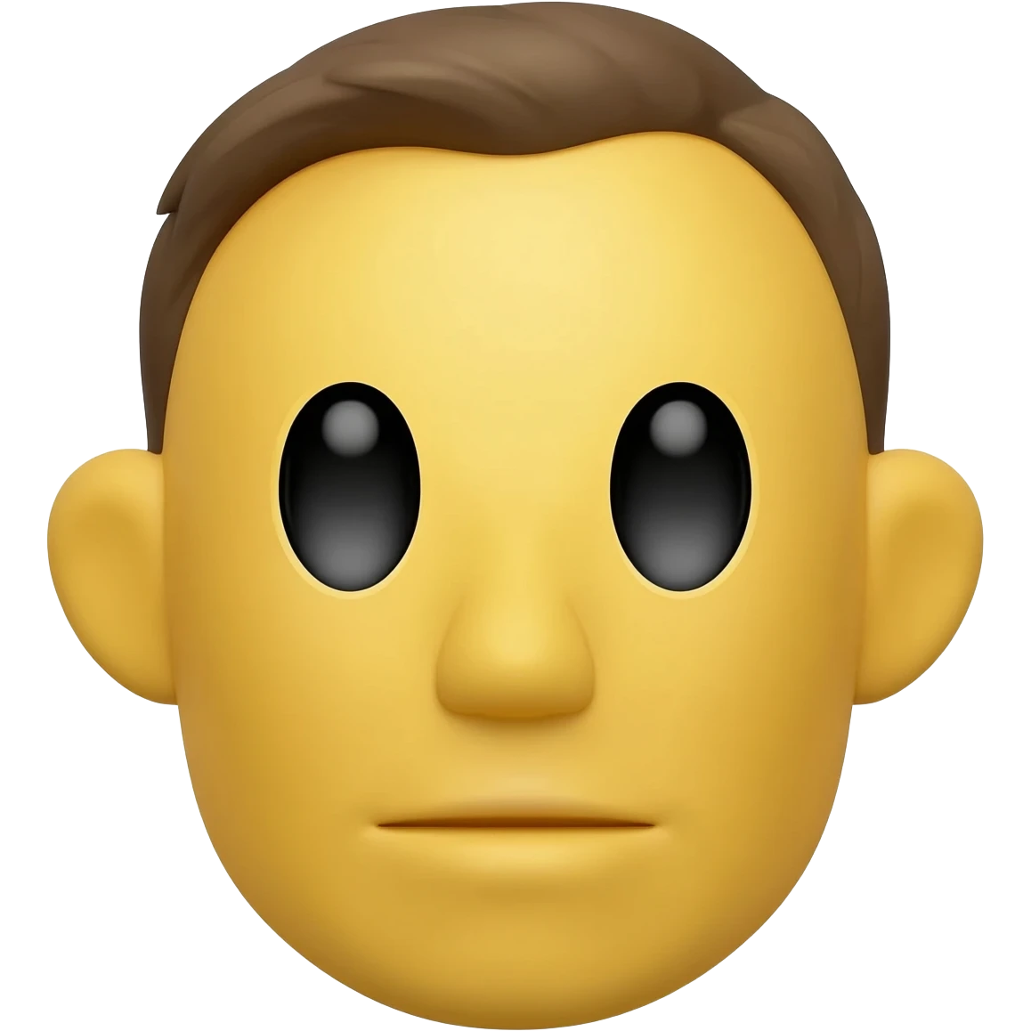 Elon musk as a yellow emoji emoji