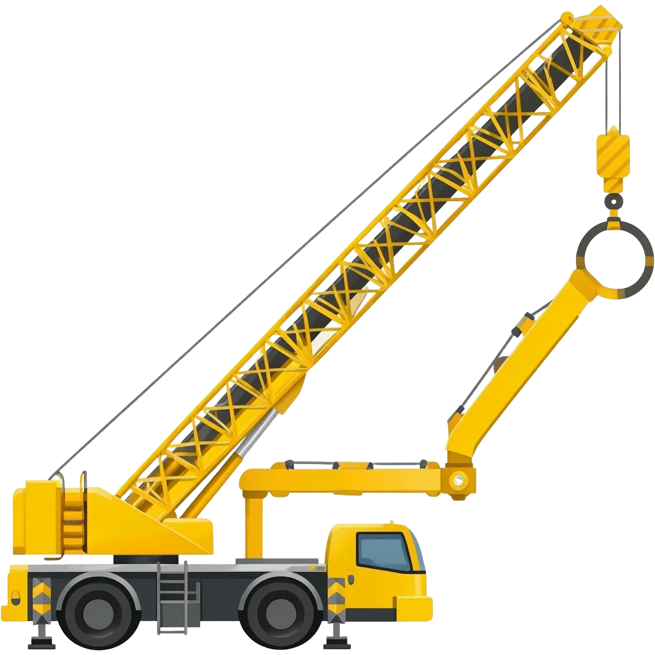 Telescopic crane emoji